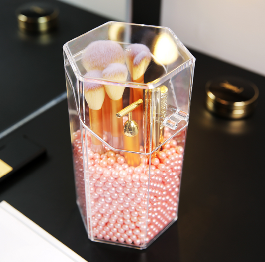 Transparent Acrylic Makeup Brush Storage/Holder