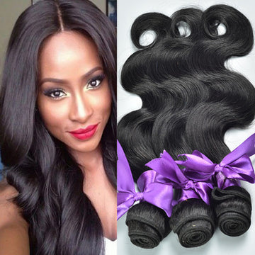 100% Human hair extension, body wave human hair weaves