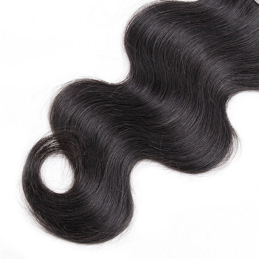 3 Bundles Body Wave Brazilian Human Hair With 4X4 Closure