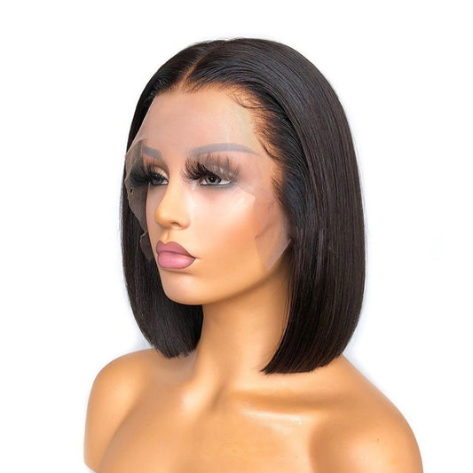 Straight BoB Human Hair Wig Silk