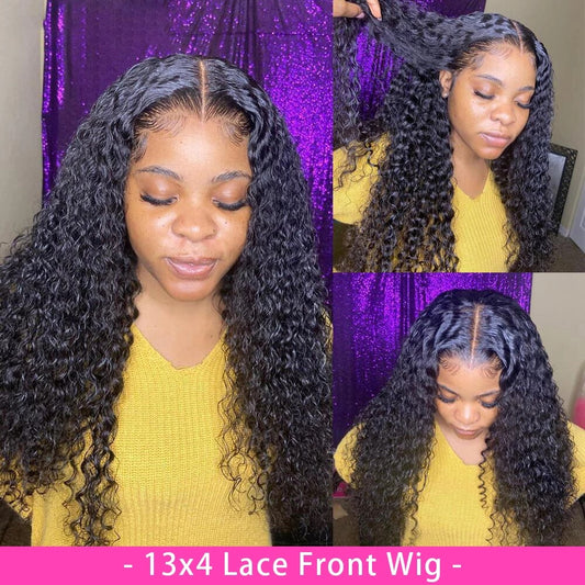 Jerry Curly Human Hair Wig Lace Hair