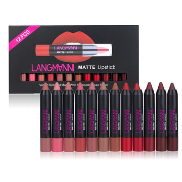 LANGMANNI 12 Matte Lipstick Sets