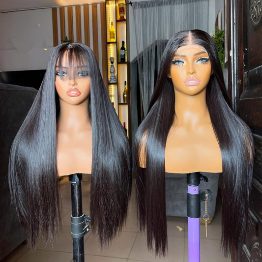 Super Double Drawn Straight Wig | 13x4 Stretch Lace | 100% Vietnamese Raw Human Hair | 14"–30"