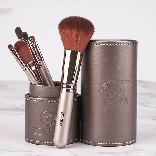 Zoreya Professional Make-up Brush Set With Holder