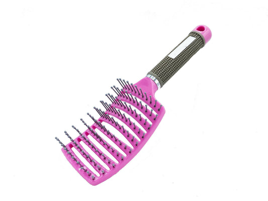 Brosse à cheveux antistatique incurvée et ventilée, peigne démêlant 