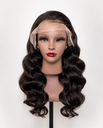 13X4 Body Wave Lace Front Wig | Transparent Lace | 100% Human Hair | 22" & 20"