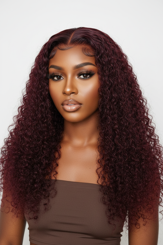 99J Wine Curly Wig - Fresh Start