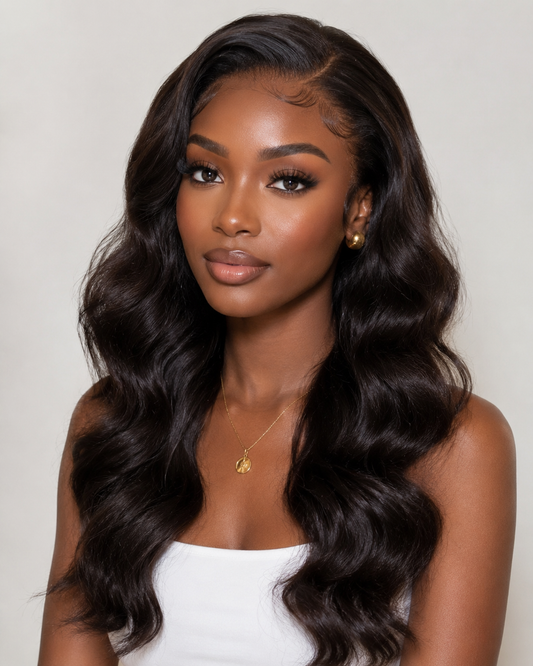 13X4 Body Wave Lace Front Wig | Transparent Lace | 100% Human Hair | 22" & 20"