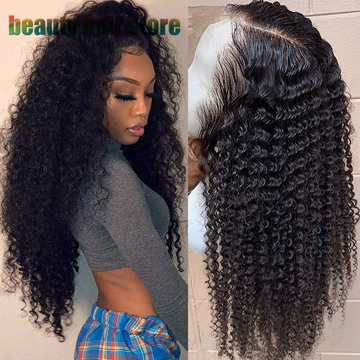 Brazilian Kinky Curly Lace Front Human Hair Wig