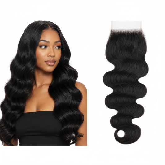 Body Wave Closure TikTok Collage