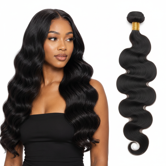 Body Wave TikTok Collage