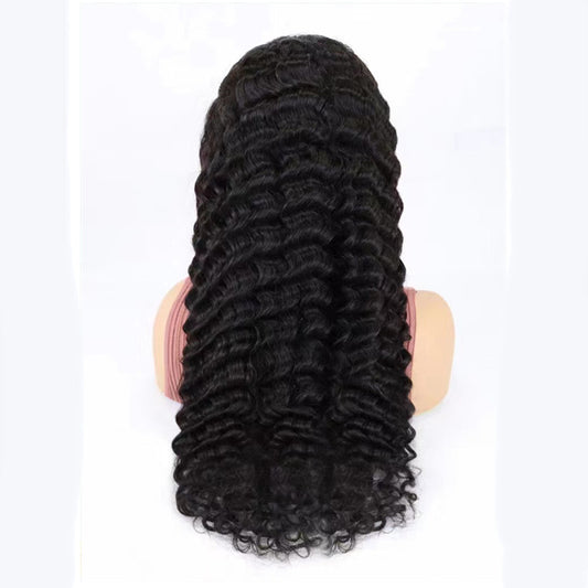 Deep Wave Transparent Lace Front Wig Human Hair